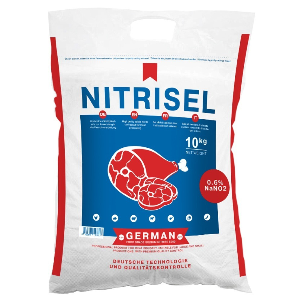 Нитритная соль NITRISEL 0,6%, нитритно-посолочная смесь 10 кг ...