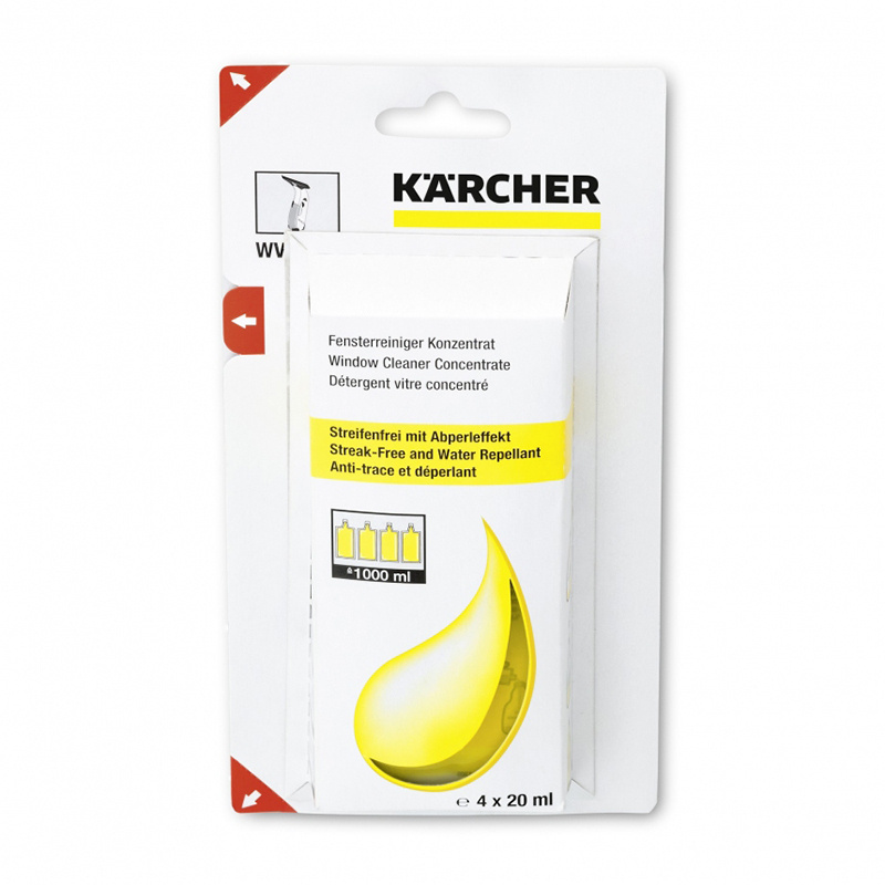 Концентрат для мойки окон 4Х20 МЛ Karcher 6.295-302 #1