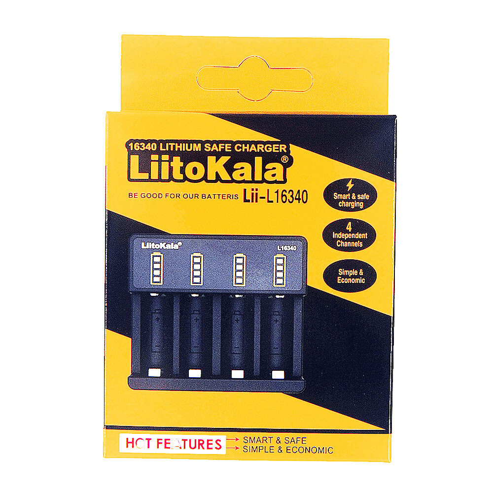 Зарядное устройство для аккумуляторных батареек LiitoKala, 3.7 В, 3.6 В ...