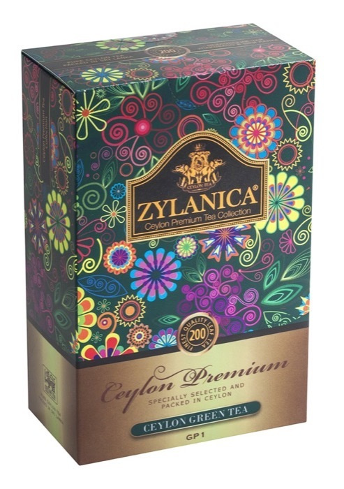 Чай зеленый ZYLANICA Сeylon Premium GP1 крупнолистовой 200 гр #1