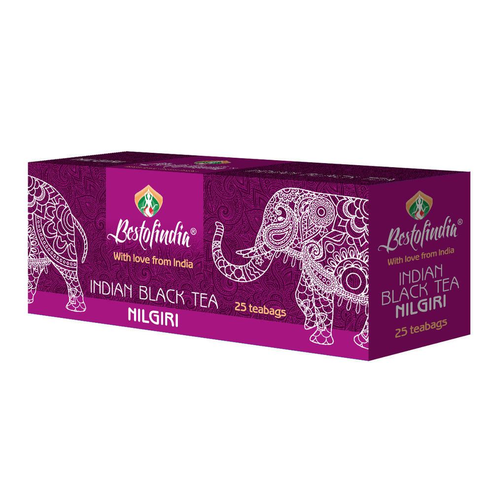Bestofindia/Чай Нилгири чёрный индийский пакетированный Nilgiri, 25пx2г  #1