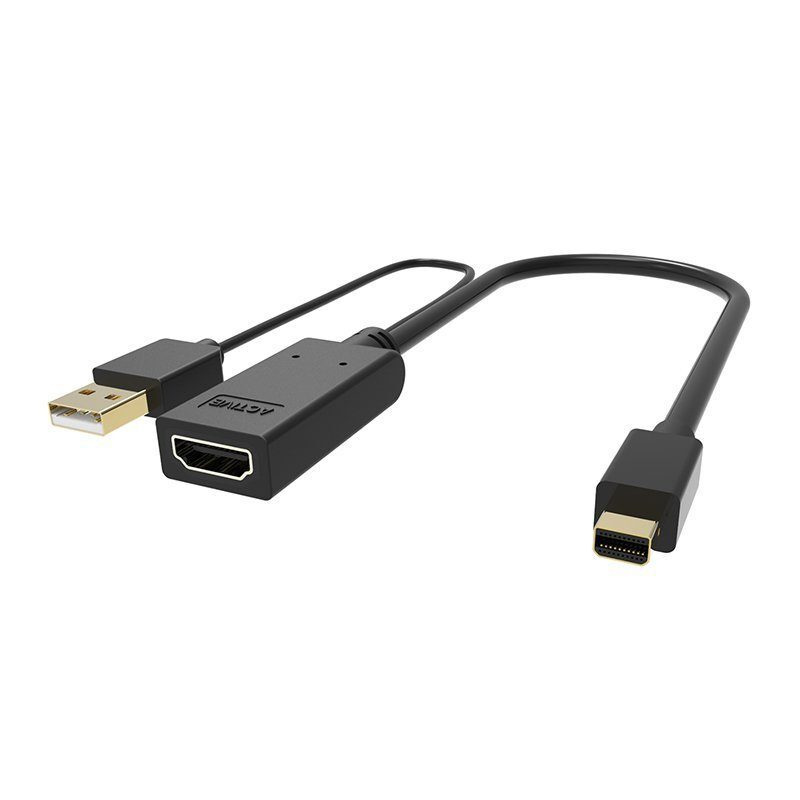 Кабель HDMI, miniDisplayPort VCOM Переходник HDMI - DisplayPort (F/M) с USB 4K 30Hz - купить по низкой цене в интернет-магазине OZON (268762432)