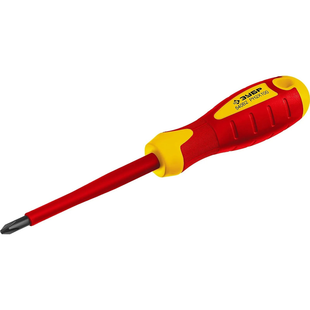 Отвертка диэлектрическая до 1000В, ЗУБР "Профессионал" "ПРОФИ ЭЛЕКТРИК ...