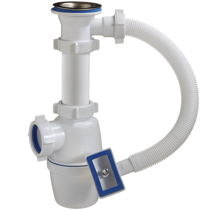 Сифон для мойки Орио А-4004 бутылочный, 1 1/2\"х40 с переливом - купить ...