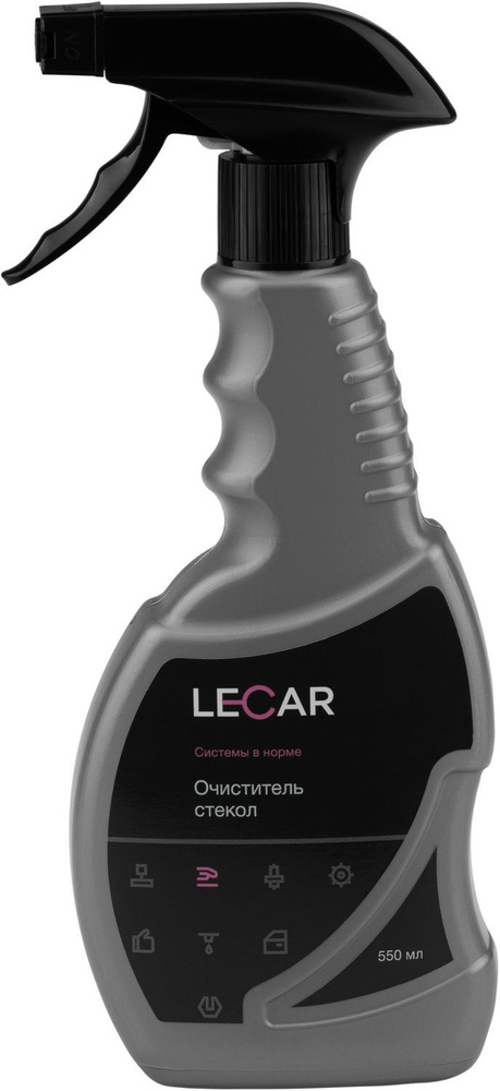 Очиститель стекол (520мл) (аэрозоль) (LECAR)