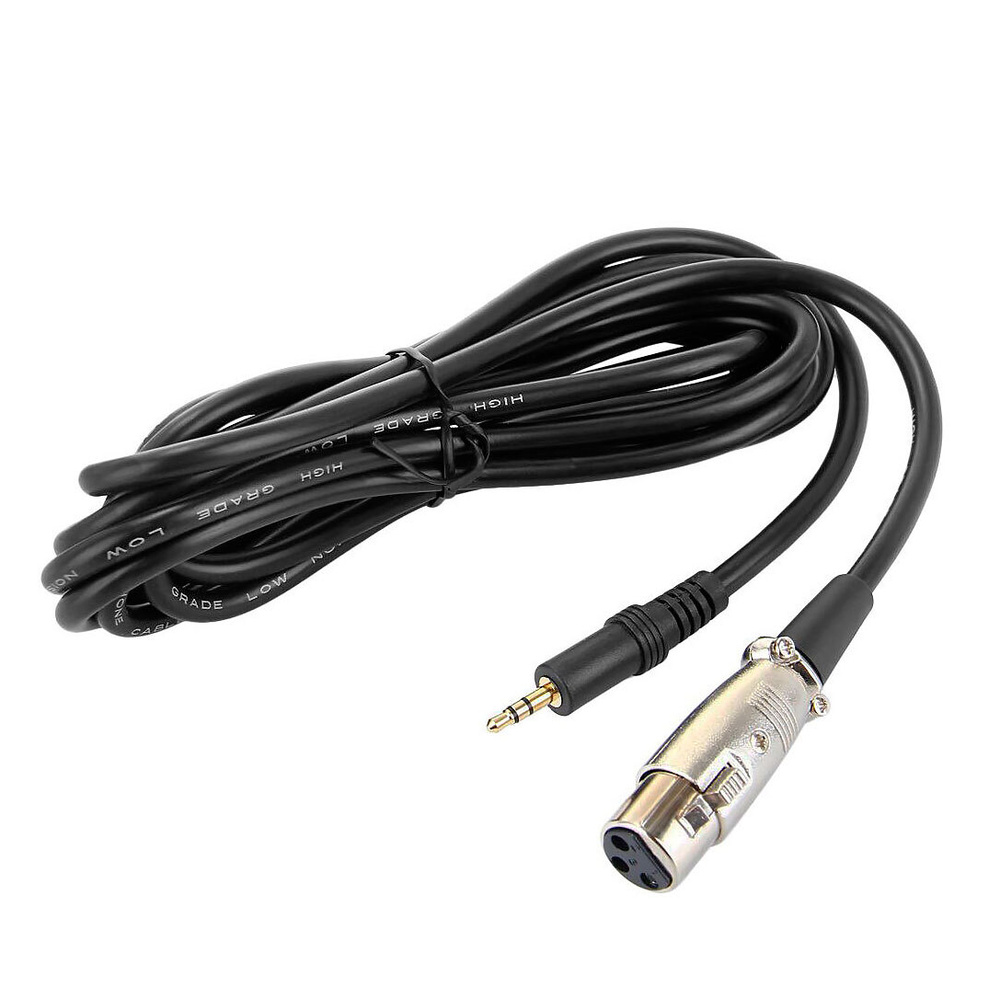 Аксессуар для микрофона Mobicent Кабель XLR-Jack 3.5 для микрофона, 2.5 ...