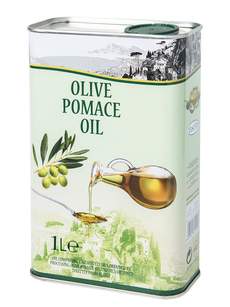 Оливковое масло для жарки Olive Pomace, холодного отжима, 1 л - купить ...