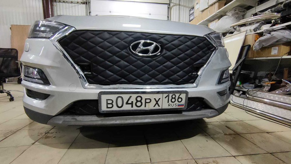 Установка парктроников на Hyundai Tucson