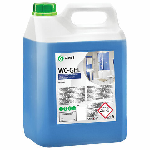 Средство для уборки сантехнических блоков 5,3 кг GRASS WS-GEL, кислотное, гель, 125203  #1