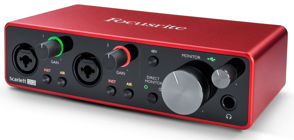 Внешняя звуковая карта FOCUSRITE Scarlett 2i2 3rd Gen купить на