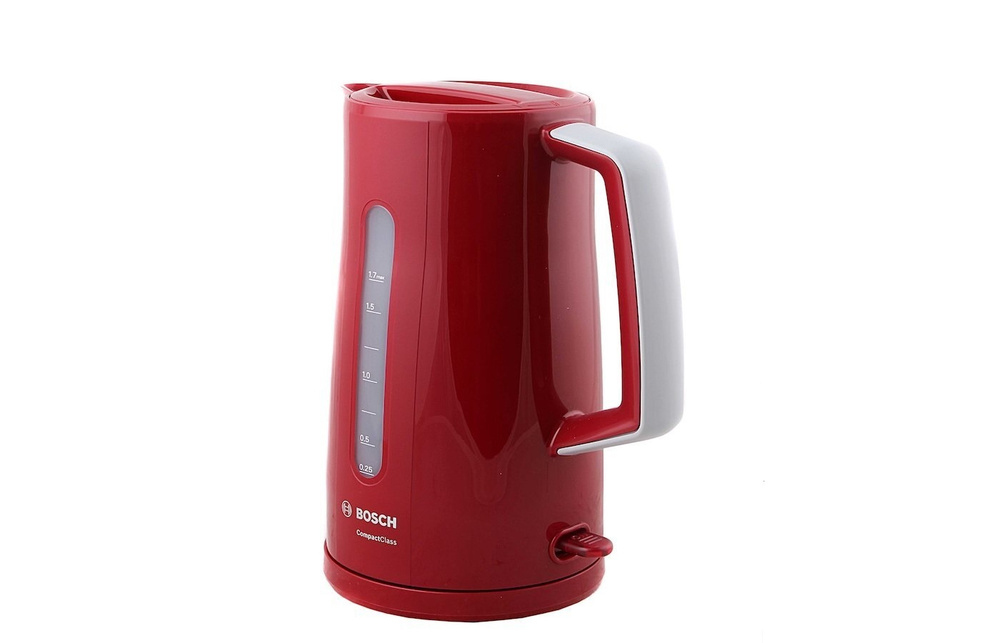 Купить электрический чайник Bosch TWK3A014 1.7л. 2400Вт красный ...