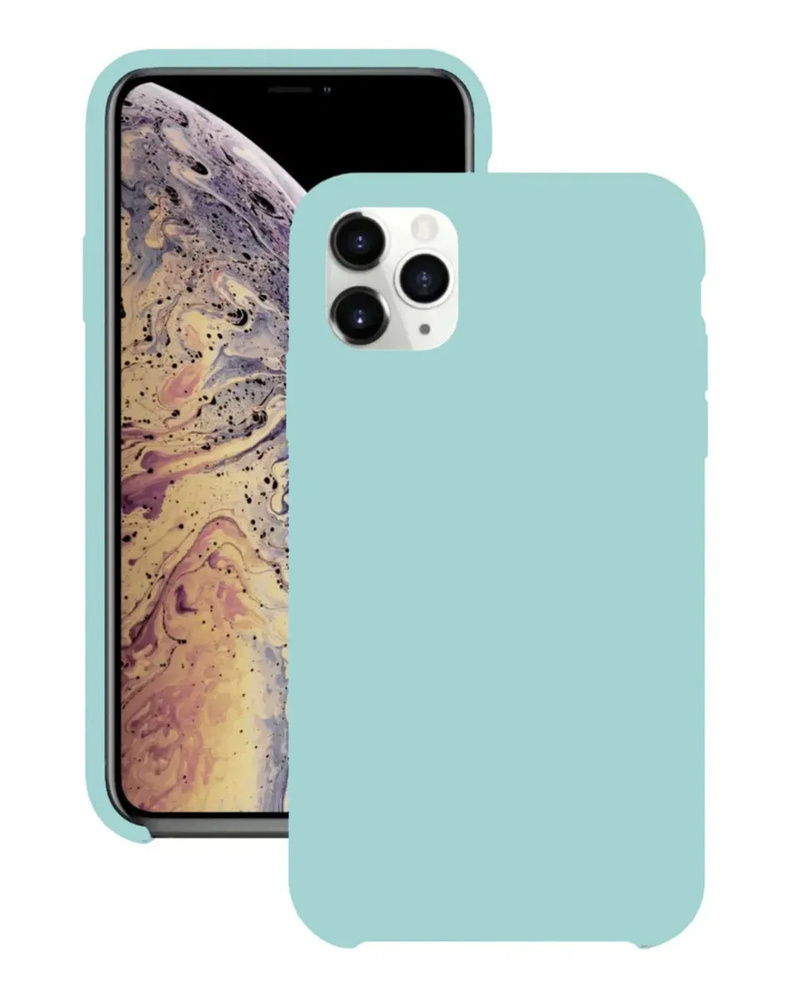 Чехол Silicone Case для iPhone 11 Pro Max бирюзовый - купить с ...