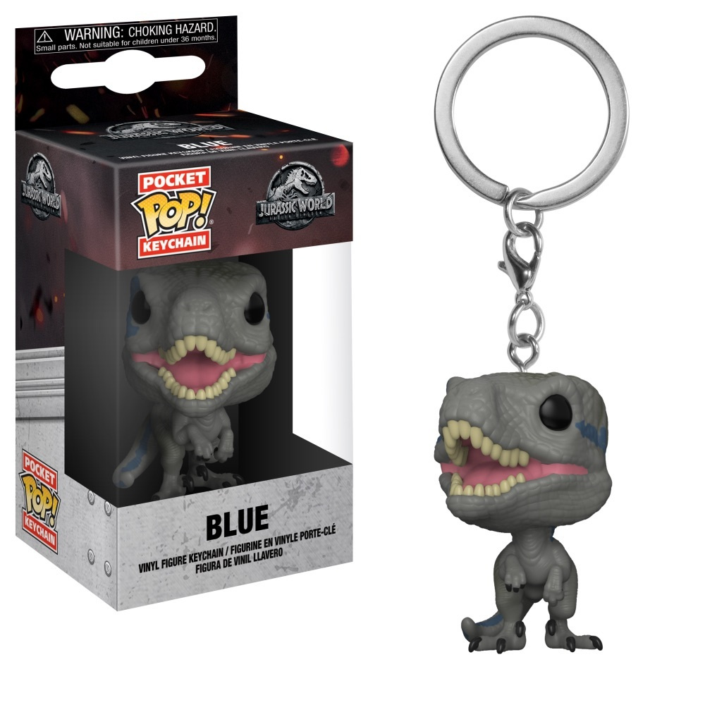 Фигурка Funko POP Blue keychain из фильма Jurassic World: Fallen Kingdom Park, Блю брелок из Мир Юрского #1