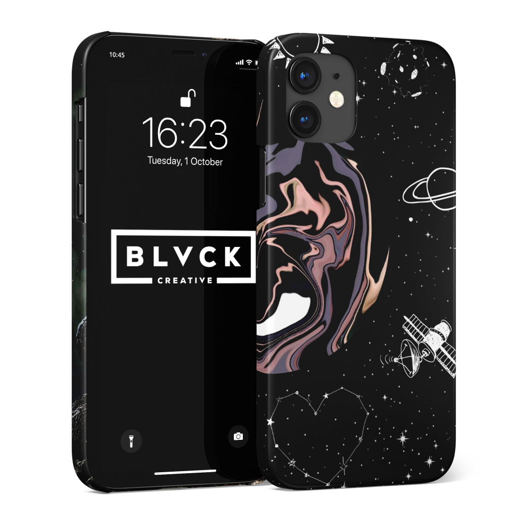 Чехол с печатью ( Космос ) AlphaPrint для iPhone 11 Pro Max, рисунок - «Галактика»