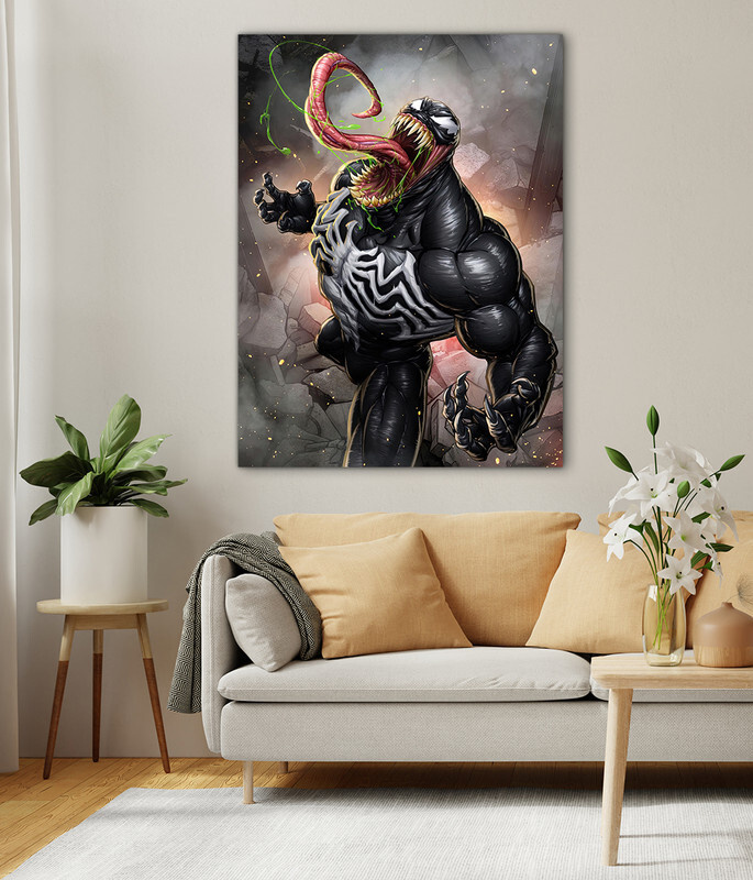 Интерьерная картина на холсте "Веном - арт" размер 30x40 см - купить по низкой цене в интернет-магазине OZON (548369218)