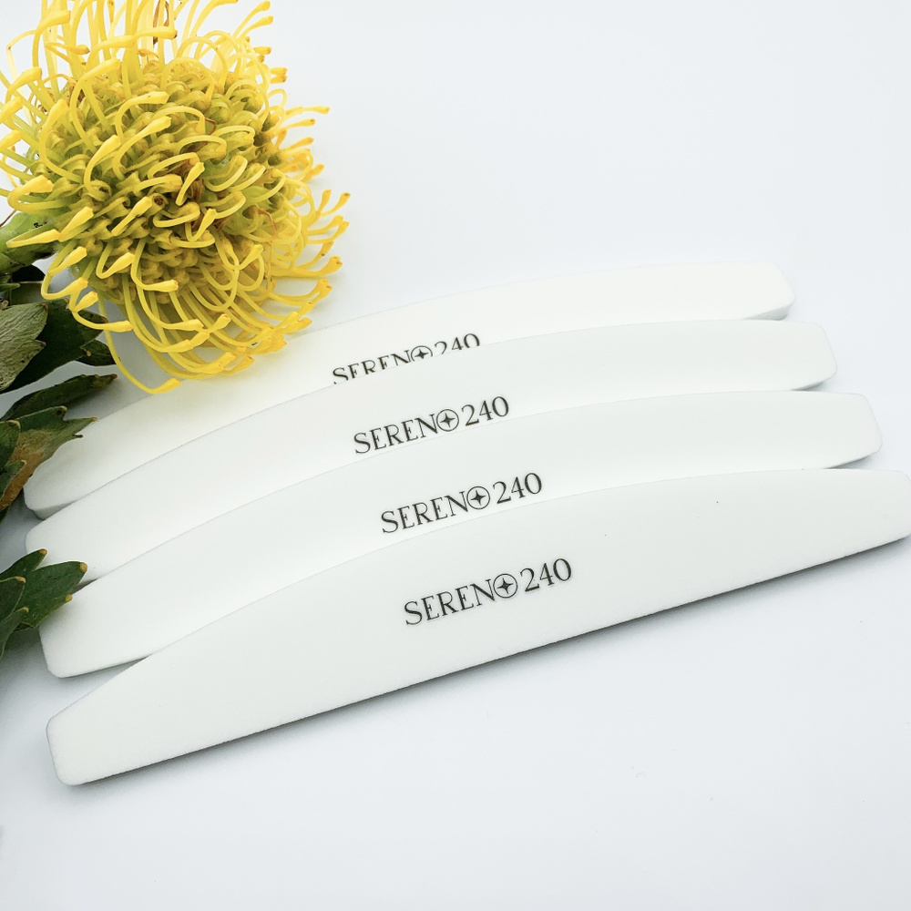 SERENO / Бафы / Пилочный маникюр / 240 грит / 25 штук - купить с ...