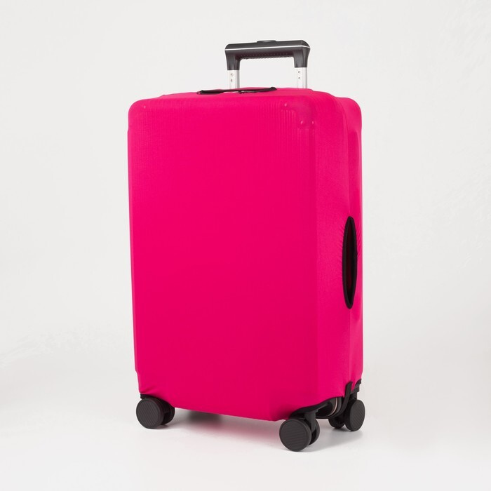 Чехол на чемодан 24", цвет розовый #1