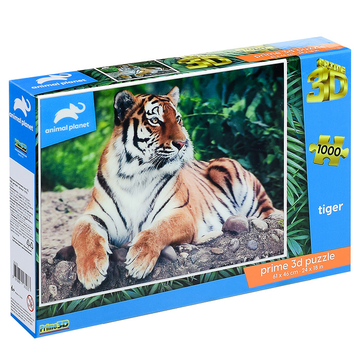 Пазл 3D "Тигр", 1000 деталей, 6+ 16103 - купить с доставкой по выгодным ...