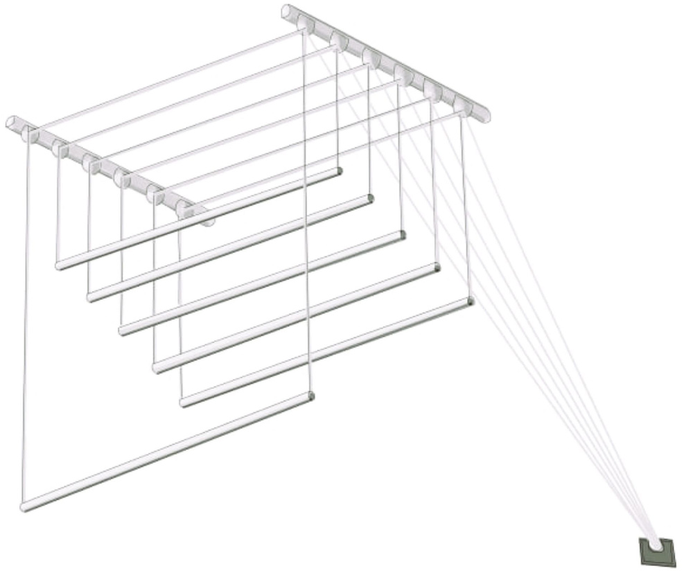 Сушилка для  белья/дома/квартиры/дачи/стены/потолка/балкона/лоджии/практичная/металлическая/большая/вместительная/надежная/крепкая/стальная/сушки  ...