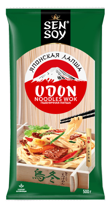 Лапша пшеничная Sen Soy Premium Удон (Udon), 500 г #1