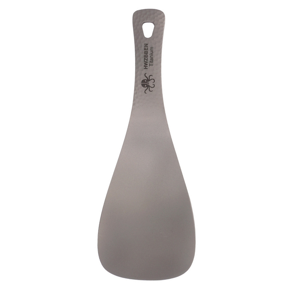 Легкая титановая ложка для риса для дома, кемпинга, походов, пикника ...