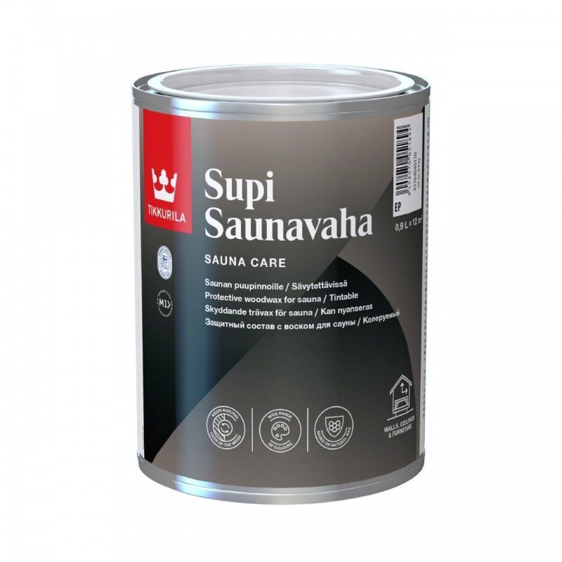 Tikkurila Supi Saunavaha (для обработки деревянных поверхностей внутри бани) 0,9 л.  #1