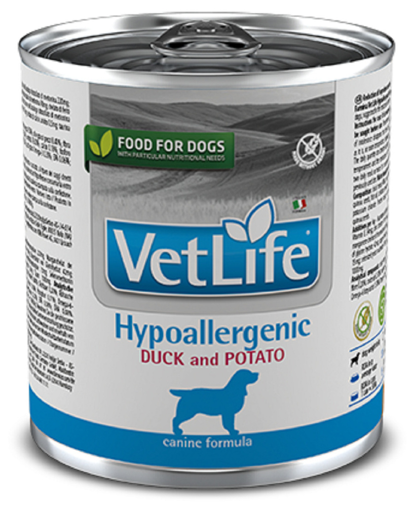 Консервы Farmina Vet Life Natural Diet Dog Hypoallergenic Duck&Potato Фармина Вет Лайф диетический, гипоаллергенный, #1