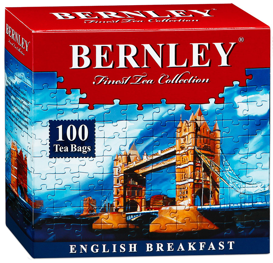 Bernley Чай черный english breakfast байховый цейлонский мелкий 100 ...