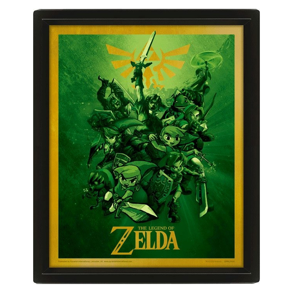 Постер 3D The Legend Of Zelda (Link) EPPL71137 #1