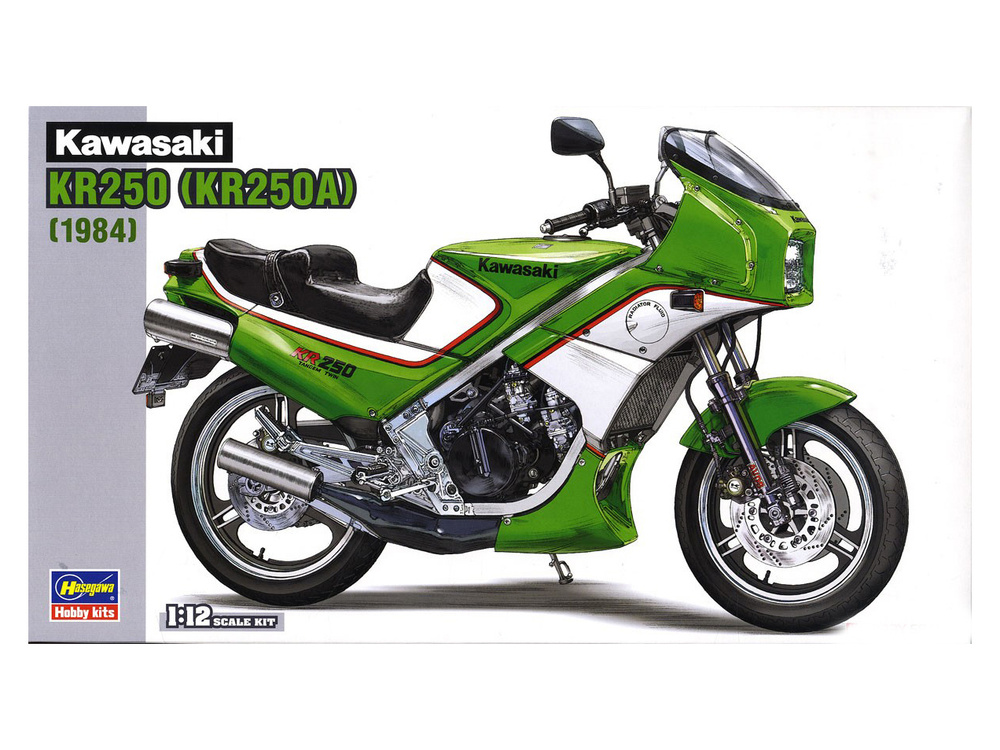 Сборная модель Hasegawa 21512-Мотоцикл Kawasaki KR250 (KR250A) #1