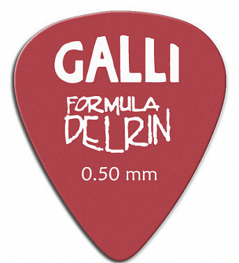 Медиатор GALLI D-51R тонкий 0,50 mm 1шт #1