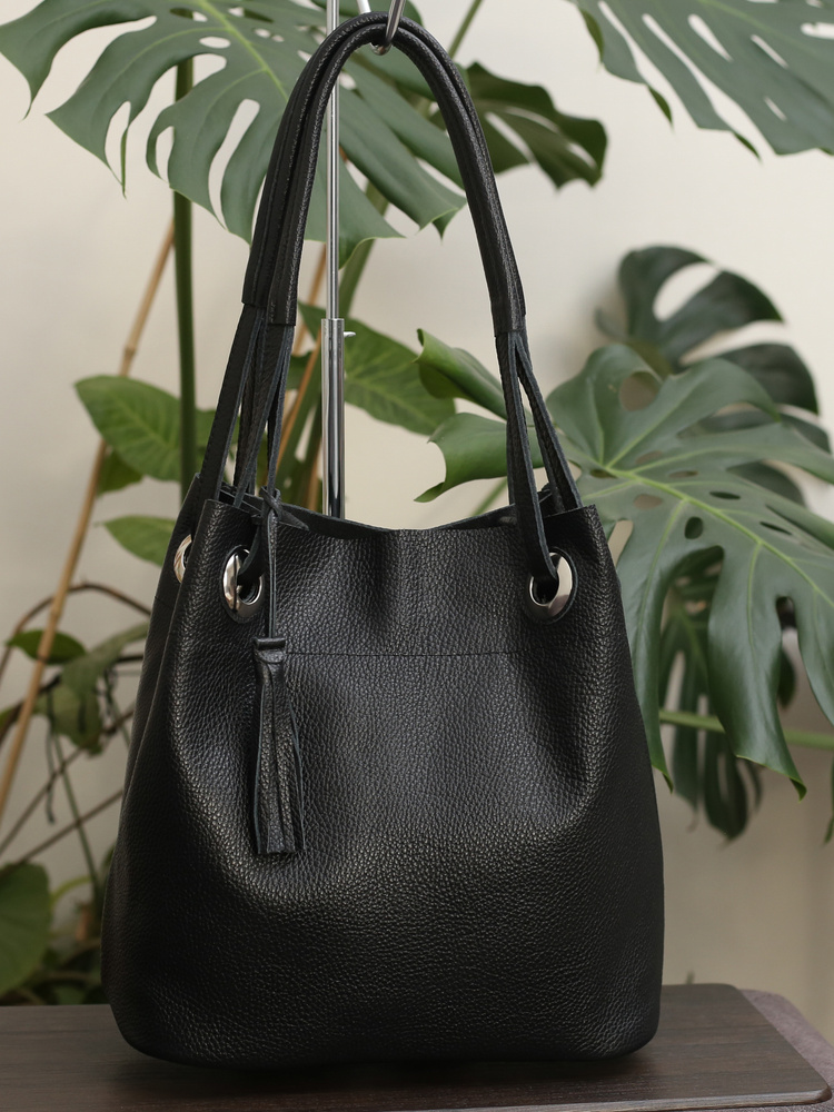 Сумка женская на плечо/натуральная кожа/AKTORRIS/сумка мешок/шоппер/А4 ...