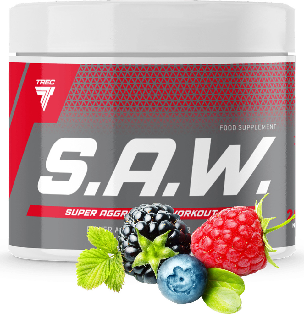 Предтренировочный комплекс SAW лесные ягоды 200 г. Trec Nutrition ...