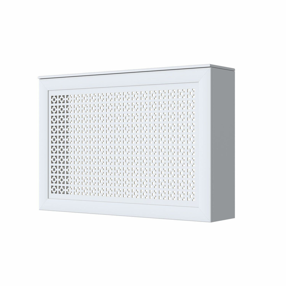 Экран для радиаторов Модерн Короб ДАМАСКО, белый,600x900x200мм  #1