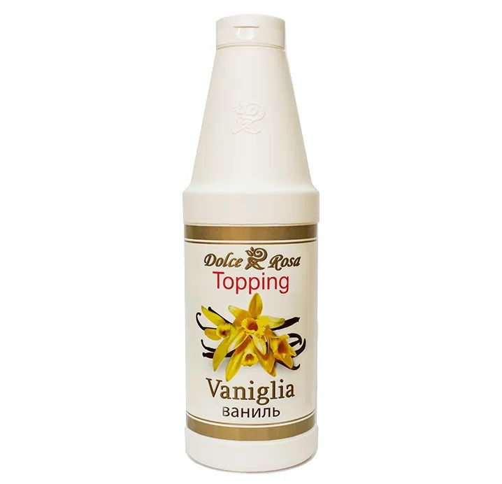 Топпинг Dolce Rosa Ваниль, (Vaniglia) натуральный для мороженого, для кофе, для десертов, для выпечки, #1