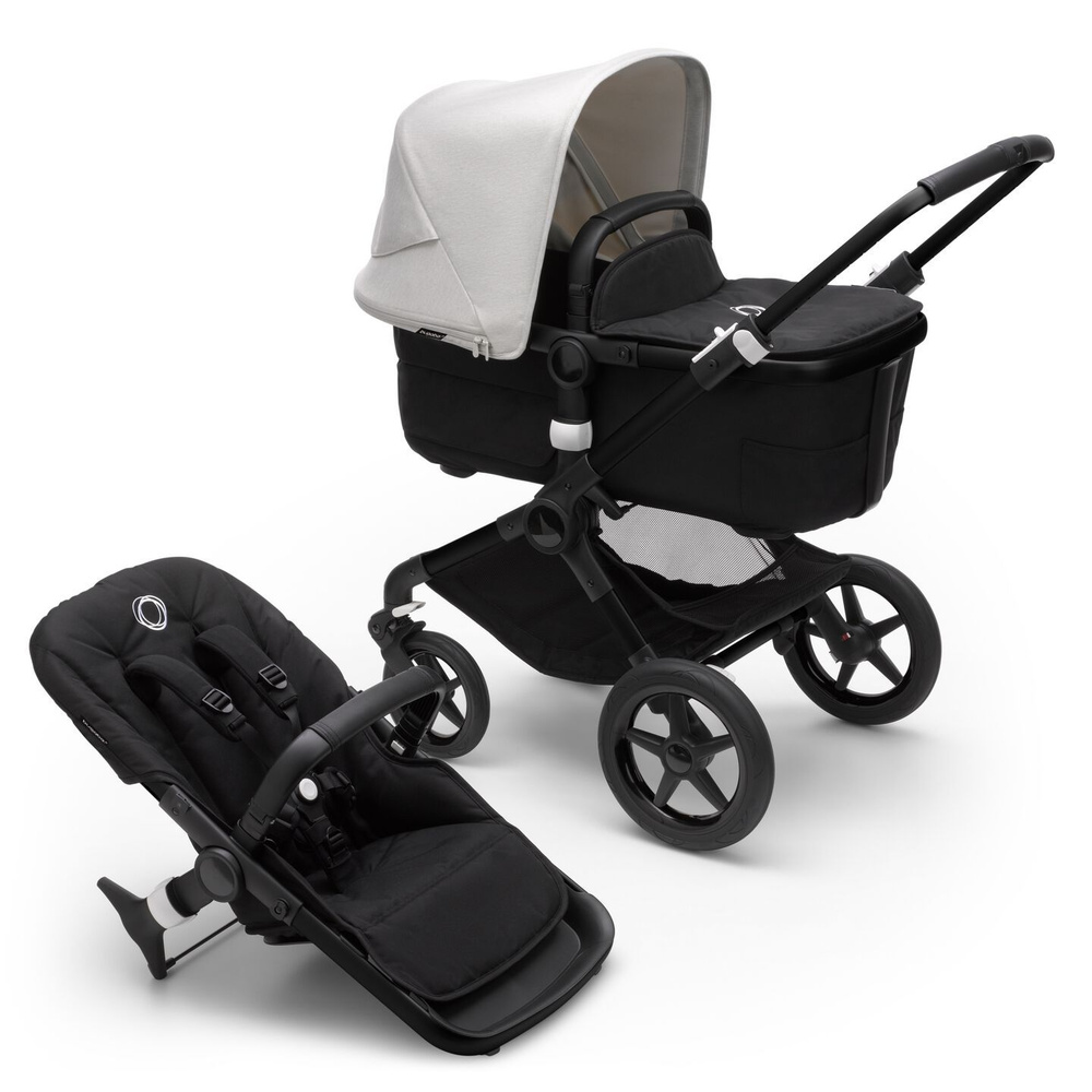 Коляска Bugaboo Fox 3 Black/Midnight black/Misty white #1