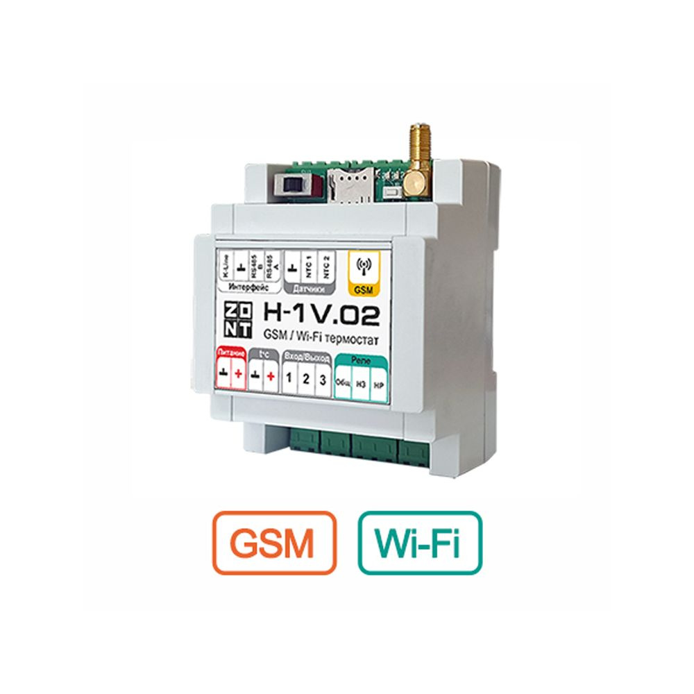 Отопительный GSM / Wi-Fi контроллер ZONT H-1V.02 #1