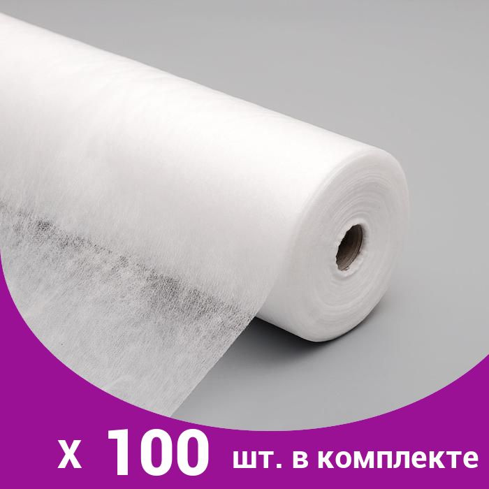 Простыни 70 200 в рулоне белый Standart PLUS 100, 17 гр/м2 (100 шт) #1