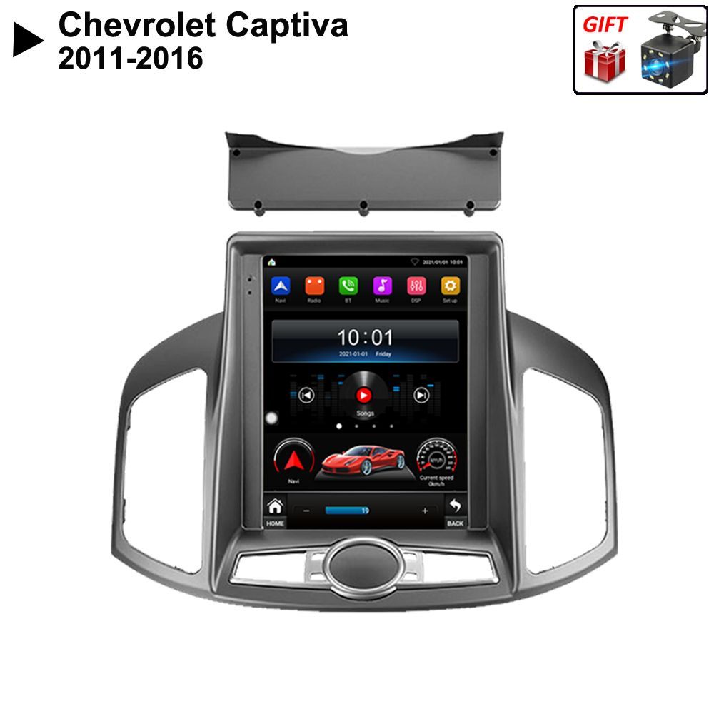 Штатная магнитола 2 дин Андроид Тесла Стиль Экран T3 3+32Гб Шевроле ...