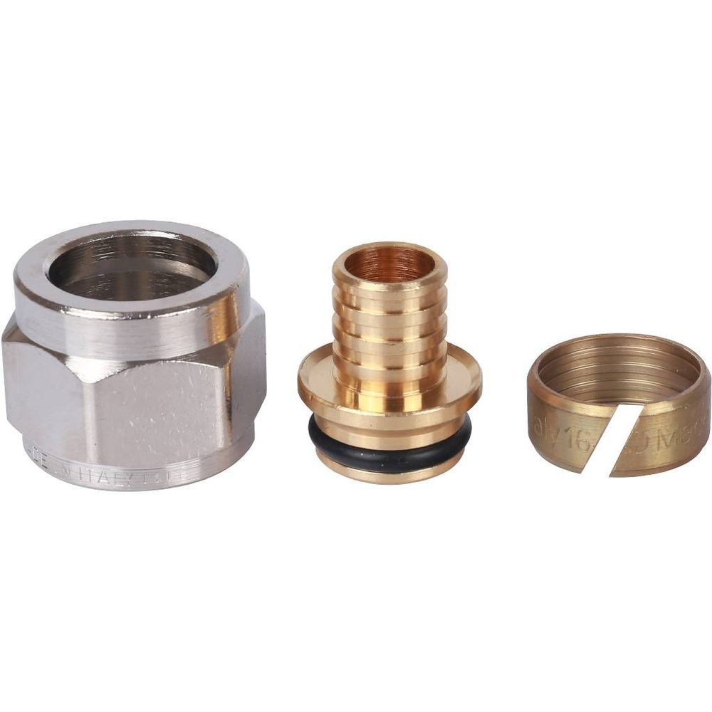 Фитинг компрессионный STOUT SFC-0024-001622 16х2,2x1/2" для труб из сшитого полиэтилена #1