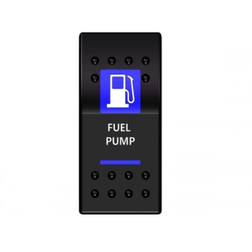 Кнопка подачи топлива из доп бака FUEL PUMP BLUE (синяя подсветка ...