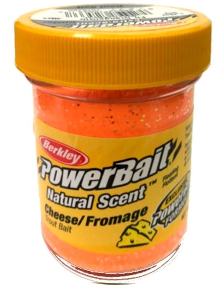 Форелевая паста BERKLEY PowerBait NATURAL CHEESE FLORG BGTCHSFO, СЫР, 50 гр./1376755/Паста Беркли/Рыбалка #1