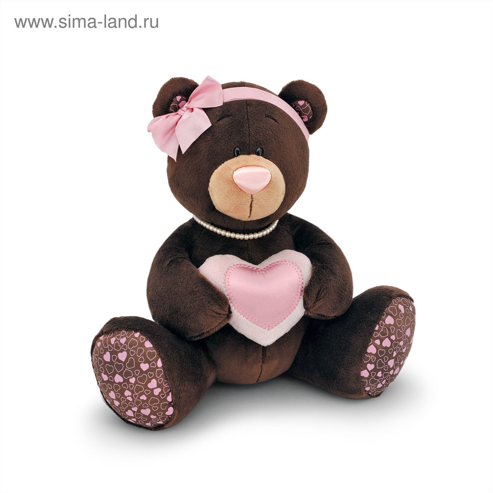 Мягкая игрушка Milk, с сердцем, 70 см #1