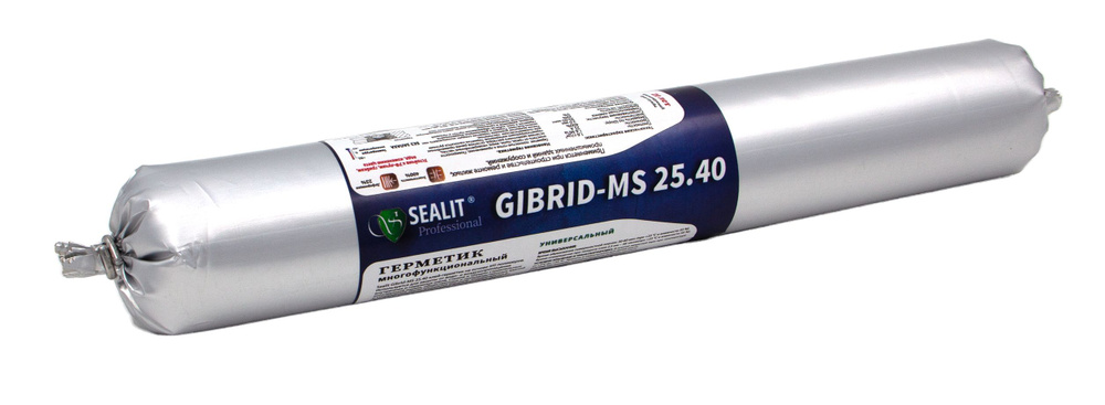 Sealit Gibrid MS 25.40 шовный гибридный герметик, 900 гр, серый #1