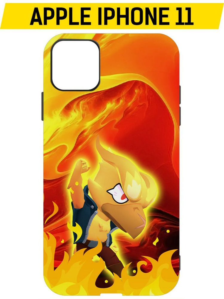 Чехол-накладка Soft Case Brawl Stars - Ворон-Феникс для iPhone 11 ...