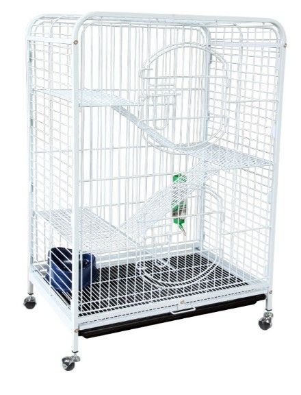 Клетка Triol C2-1W для мелких животных, белая, 640*435*925мм - купить с ...