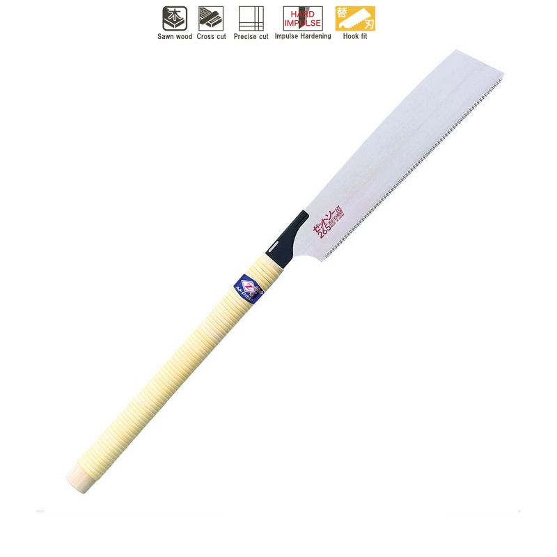 Ножовка ZetSaw 15003 Kataba для поперечного пиления твёрдой древесины 265 мм; 15TPI; толщина 0,6 мм  #1