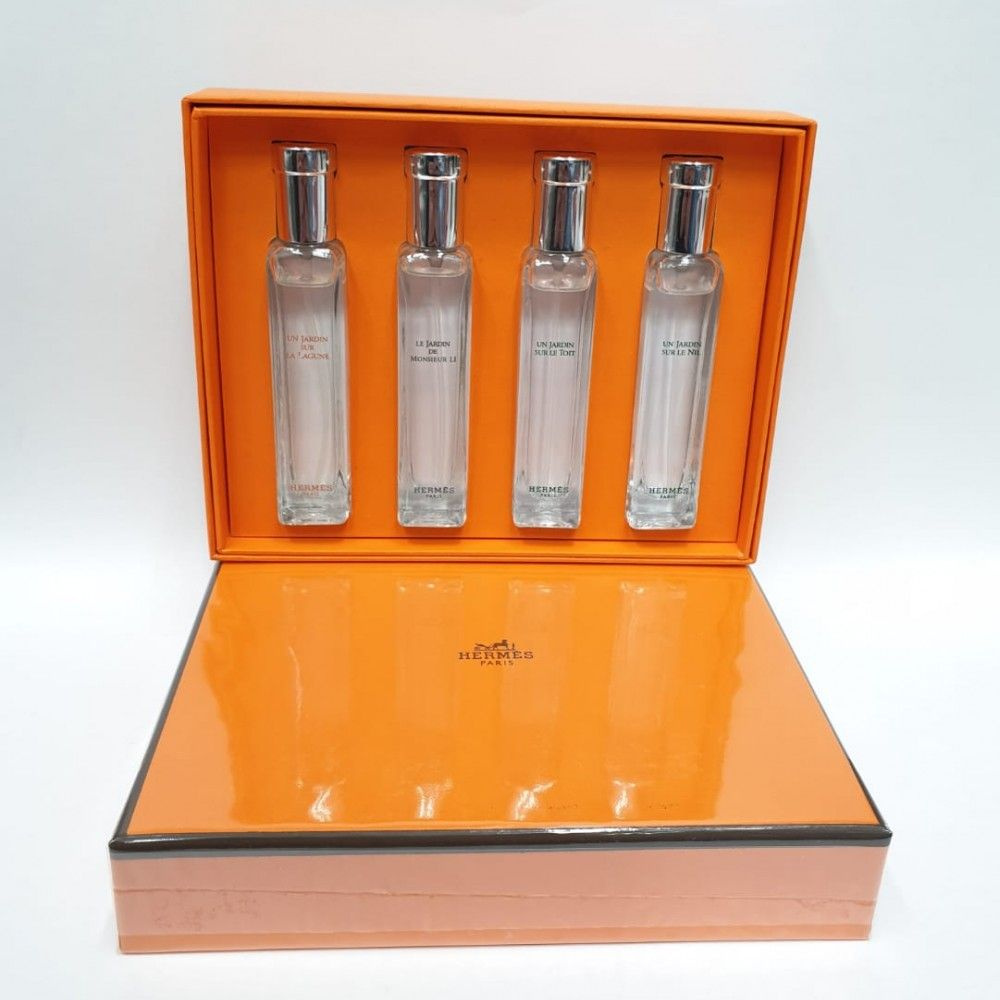 ◯HERMES paris 箱のみ 4点セット Hermes Paris Jardine Perfume (4х15 мл) подарочный парфюмерный