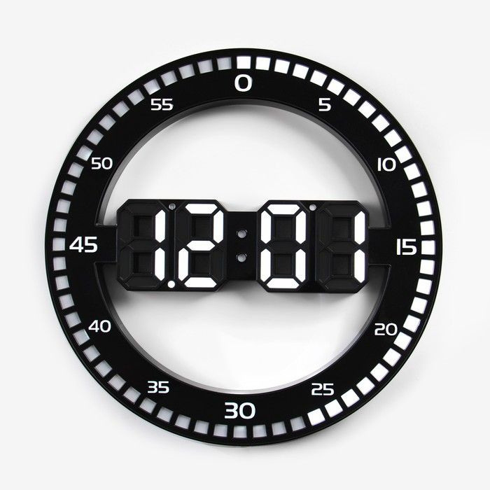 Часы электронные настенные, настольные: будильник, термометр, календарь .