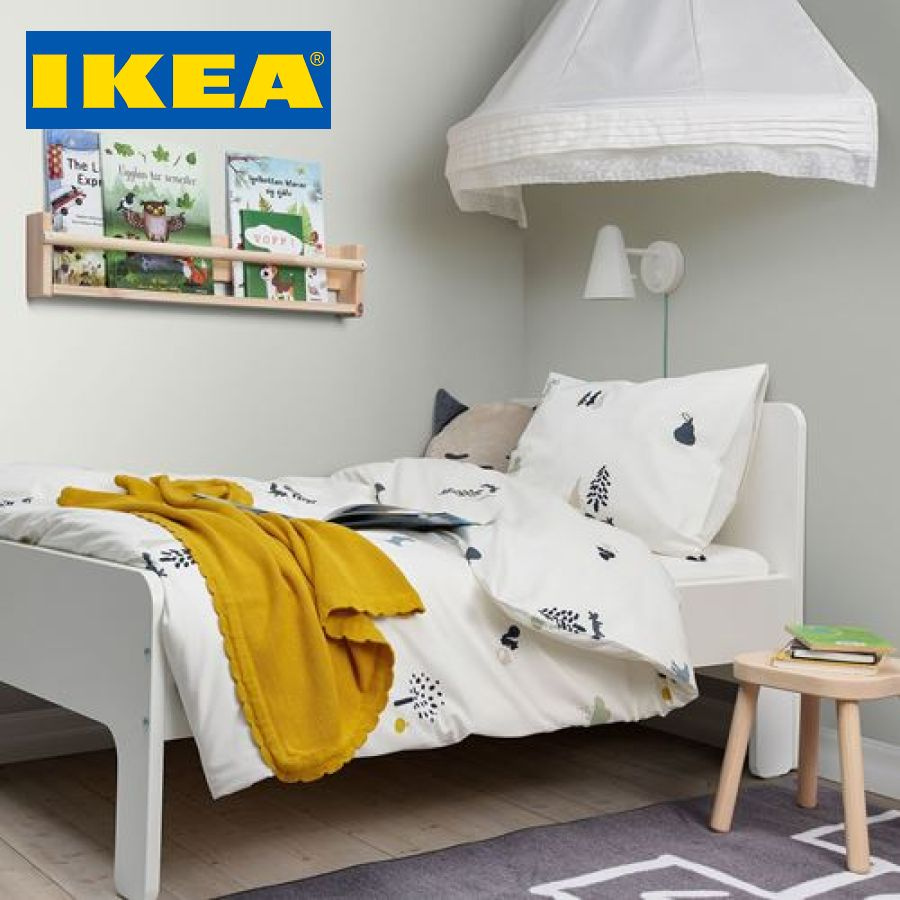 Комплект постельного белья IKEA Икеа/ Пододеяльник и наволочка, орнамент  